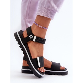 Sandalias Mujer Plataforma Big Star NN274778 Negro 7