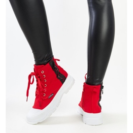 Zapatillas altas Yorda rojas rojo 4