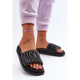 Chanclas de Mujer con Plataforma Big Star NN274A745 Negro 4