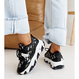 Zapatillas negras con suela gruesa Melsen. negro 4