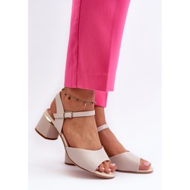 Sandalias Mujer Tacón Bajo Piel Ecológica Sergio Leone SK876 Gris Claro 2 Sandalias Mujer Tacón Bajo Piel Ecológica Sergio Leone SK876 Gris Claro 2