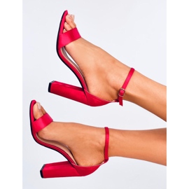 Sandalia tacón Ranae Rojo 5
