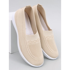 Didier Zapatillas tipo calcetín beige 5