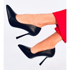 Tacones clásicos de mujer Morita Negro 5
