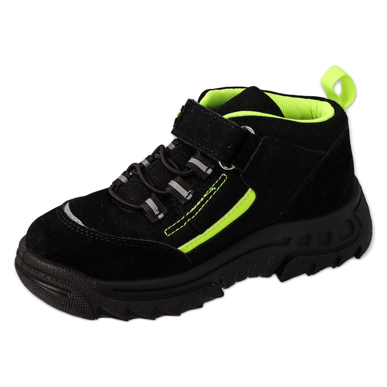 Befado deportivo infantil con velcro negro/verde 515Y004 4