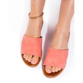 Zapatillas de casa mujer de ante verde 1