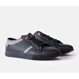 Deportivas Cross Jeans de hombre negras negro 1