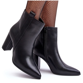 Botines Mujer Piel Negro Vevine 9