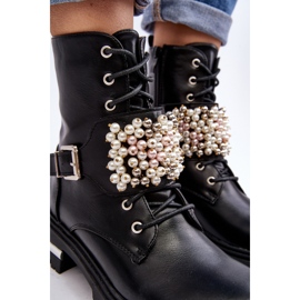 Botines Worker Mujer Aislantes Decorados Negro Venizi 2 Botines Worker Mujer Aislantes Decorados Negro Venizi 2