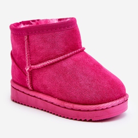 Botas de nieve aislantes para niños Fucsia Gooby rosado 1