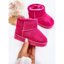 Botas de nieve aislantes para niños Fucsia Gooby rosado 3