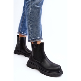 Botas Chelsea de mujer con cremallera, Negro Ramhel 8