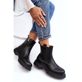 Botas Chelsea de mujer con cremallera, Negro Ramhel 2