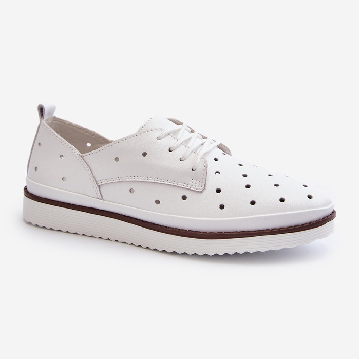 Zapatos Mujer Piel Blanco S.Barski LR182 1