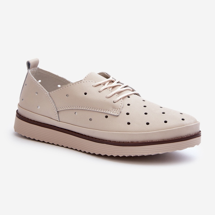 Zapatos Mujer Piel Beige S.Barski LR182 1 Zapatos Mujer Piel Beige S.Barski LR182 1