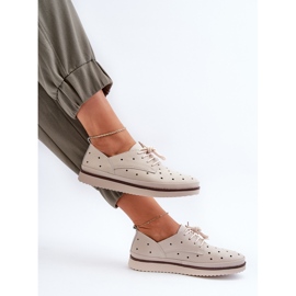 Zapatos Mujer Piel Beige S.Barski LR182 7