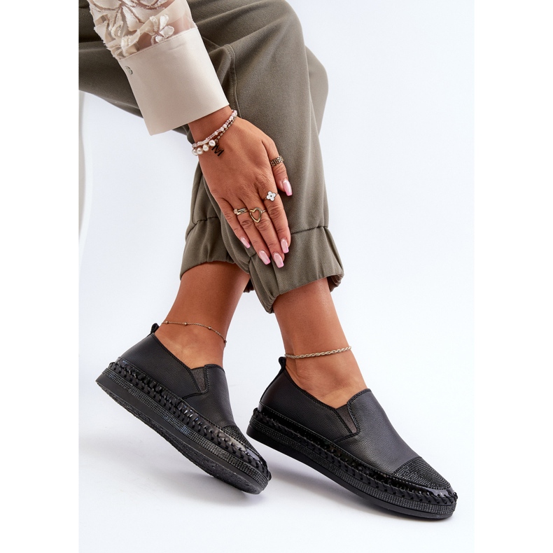 S.Barski Zapatos Mujer Piel con Plataforma Negro D&A LR370 1 S.Barski Zapatos Mujer Piel con Plataforma Negro D&A LR370 1