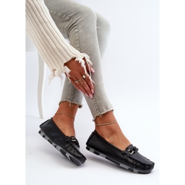 Mocasines Mujer Piel Con Adorno Negro S.Barski LR339 7