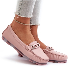 Mocasines Mujer Piel Con Adorno Rosa S.Barski LR339 rosado 10