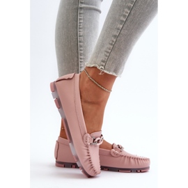 Mocasines Mujer Piel Con Adorno Rosa S.Barski LR339 rosado 7