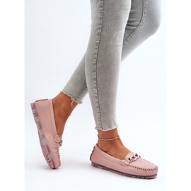 Mocasines Mujer Piel Con Adorno Rosa S.Barski LR339 rosado 8