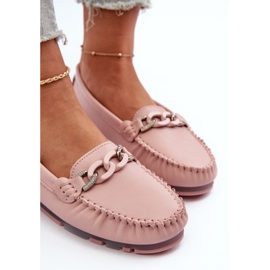Mocasines Mujer Piel Con Adorno Rosa S.Barski LR339 rosado 6