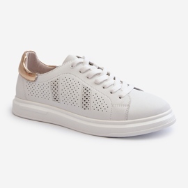 Zapatillas Mujer Piel Ligera Blanco S.Barski LR760 1 Zapatillas Mujer Piel Ligera Blanco S.Barski LR760 1