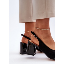 S.Barski Sandalias Mujer Tacón Alto Con Decoración, Negro D&amp;A MR38-659 6