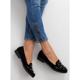 Mocasines Lordsy con tachuelas mb188-111 Negro 3