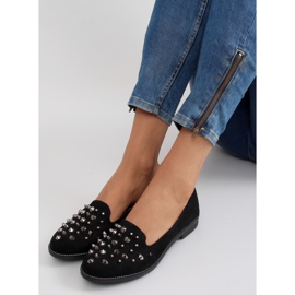 Mocasines Lordsy con tachuelas mb188-111 Negro 2