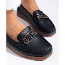 Mocasines de mujer azul marino 2