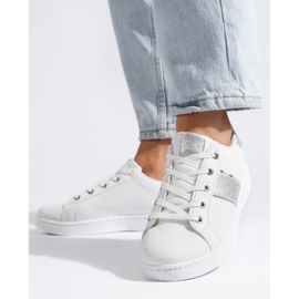 Deportivas blancas mujer blanco 1