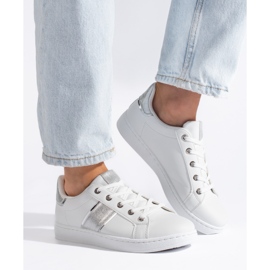 Deportivas blancas mujer blanco 2