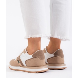 Deportivas mujer beige 3