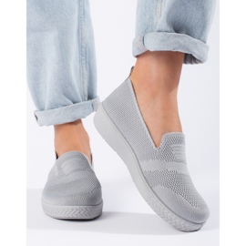 Zapatillas slip-on grises 1