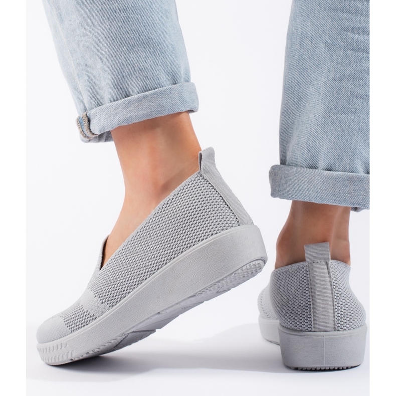Zapatillas slip-on grises 2 Zapatillas slip-on grises 2