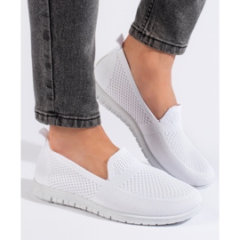 Zapatillas sin cordones blancas blanco 1