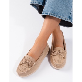 Goodin Mocasines mujer beige 1 Goodin Mocasines mujer beige 1