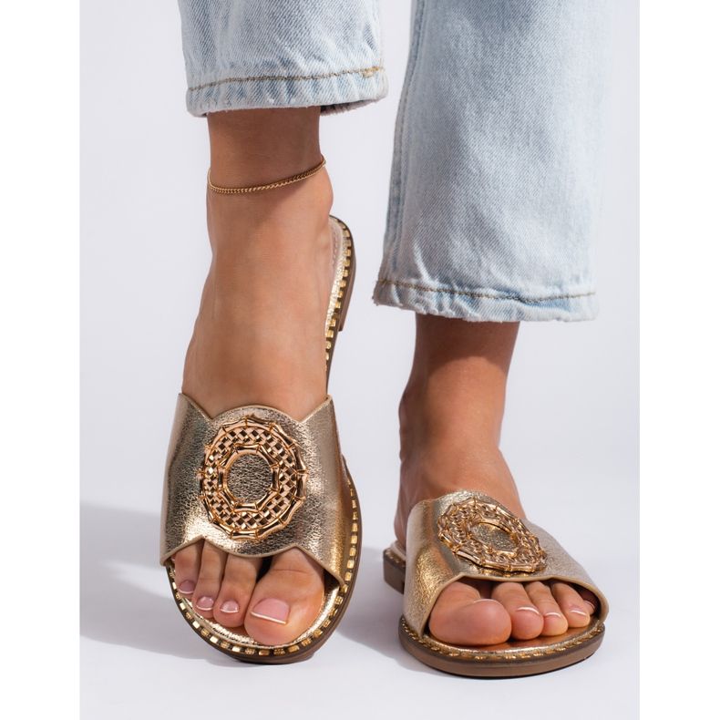 Goodin Babuchas doradas de mujer dorado 1 Goodin Babuchas doradas de mujer dorado 1