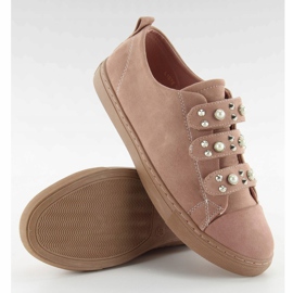Deportivas con perlas l1078 Rosa rosado 2