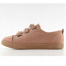 Deportivas con perlas l1078 Rosa rosado 4