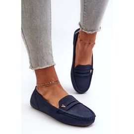 Mocasines Clásicos Mujer Azul Marino Iramarie 4