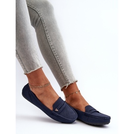 Mocasines Clásicos Mujer Azul Marino Iramarie 8