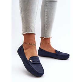 Mocasines Clásicos Mujer Azul Marino Iramarie 3