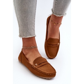 Mocasines Clásicos Iramarie Camel para Mujer marrón 4