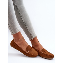 Mocasines Clásicos Iramarie Camel para Mujer marrón 7