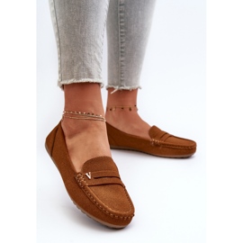 Mocasines Clásicos Iramarie Camel para Mujer marrón 3