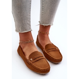 Mocasines Clásicos Iramarie Camel para Mujer marrón 5