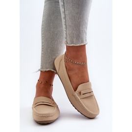 Mocasines Clásicos Mujer Beige Claro Iramarie 5