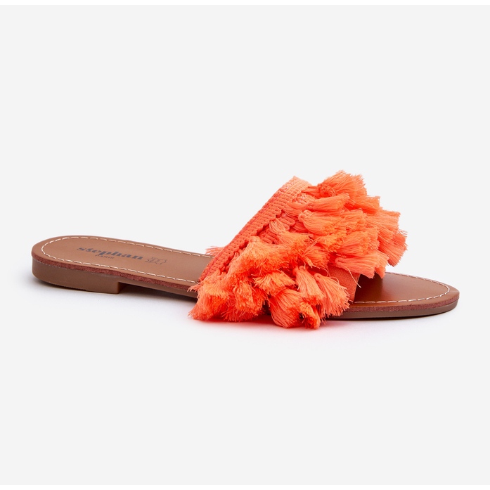 Chanclas Planas Mujer, Naranja Rialle 1